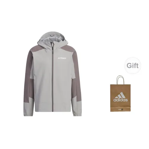 Adidas Jackets Men Pure Ice Grey+Gift Bag