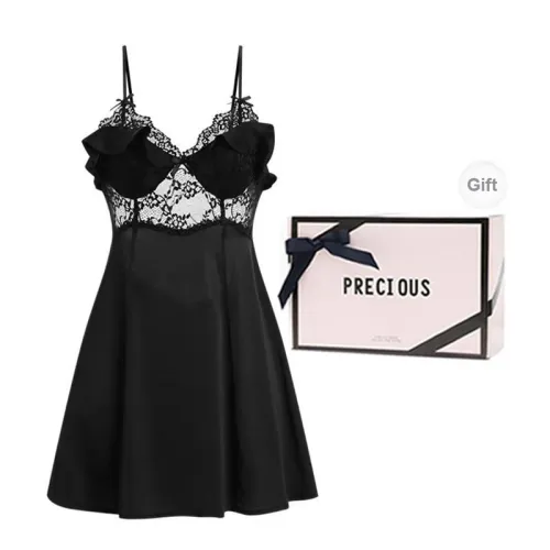 OEING Nightgown Women's Gift Box Set Black