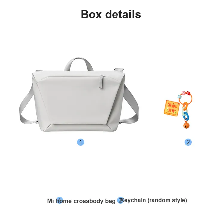 MI Polyester Crossbody Bag Unisex-5