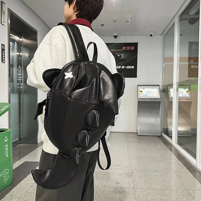 Kaka Tree Oxford Backpack Large Size Unisex Multicolor-7