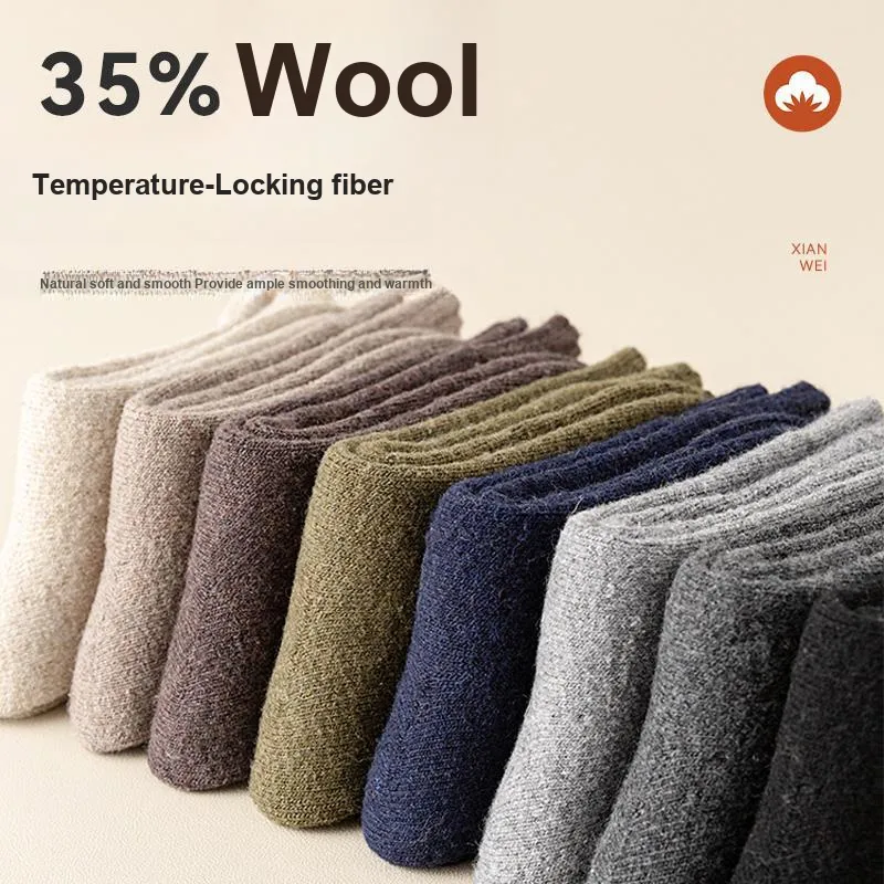MIIOW Mid Calf Socks Women's 3 Pack-8