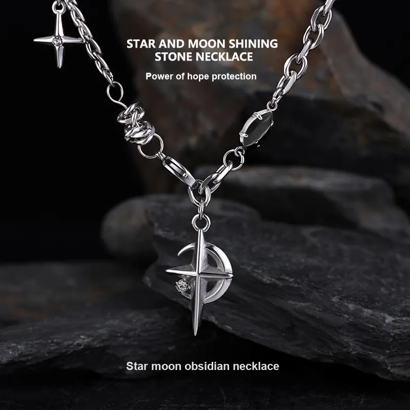 NIGHT RIDER DRIGINAL Titanium Steel Necklaces Men's-1