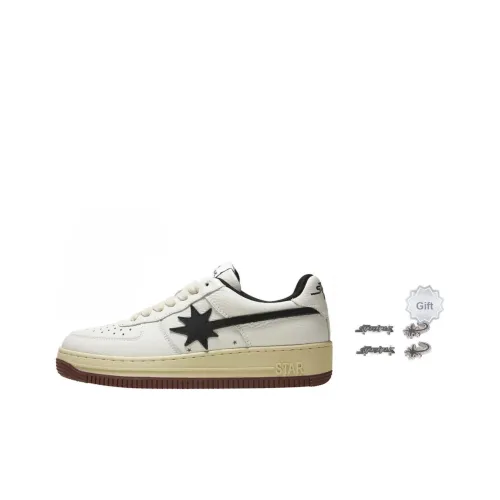 Starwalk Soldier Slip-resistant Abrasion-resistant Breathable Low-Top Skateboard Shoes Unisex White Black Brown Starwalk Soldier Противоскользящие Устойчивые к истиранию Дышащие Низкие Кроссовки для скейтбординга Унисекс Белый Черный Коричневый