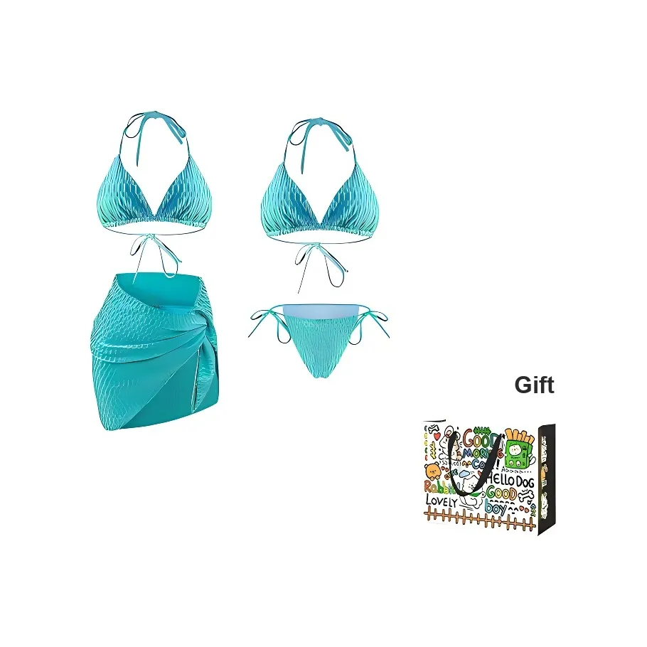 Dippanis Мятно-зеленый Коробка Женские Наборы Купальников