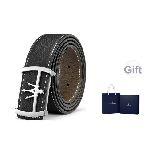 Maserati Ремни из коровьей кожи мужские 3,5 см