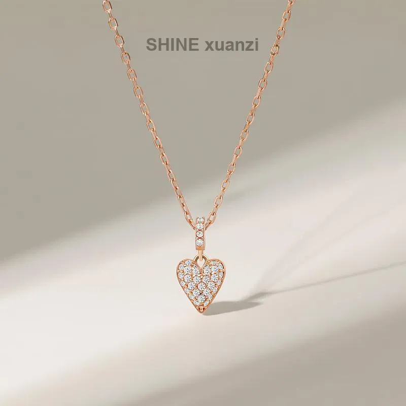 SHINE S925 Silver Necklaces Women's-6