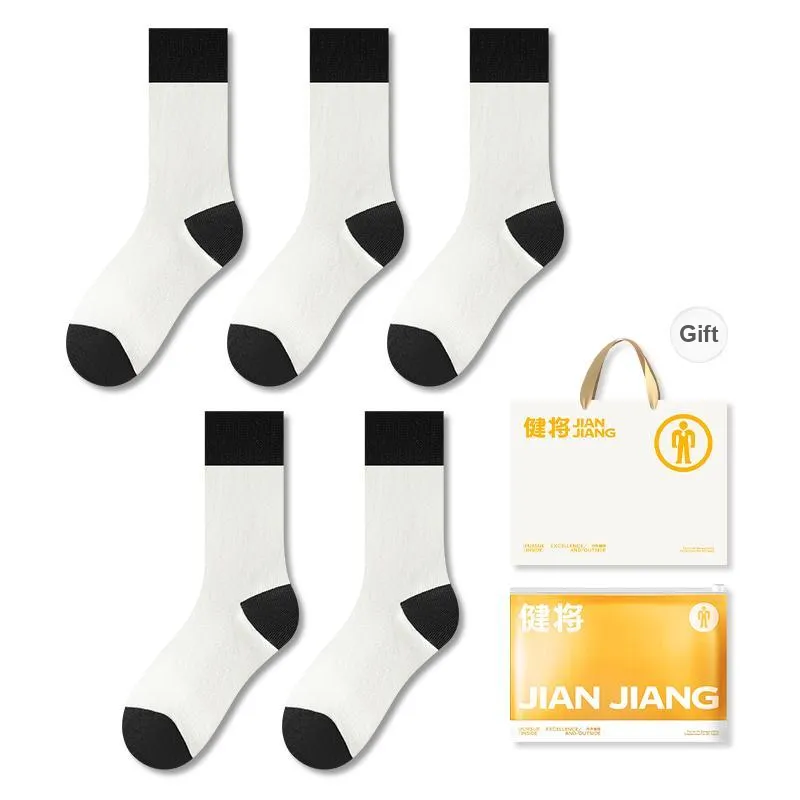 Master Mid Calf Socks Women's Shopping Bag 5 Pack-35