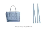 Light Blue Mollie Tote Bag, Shoulder Strap (Two Pieces)