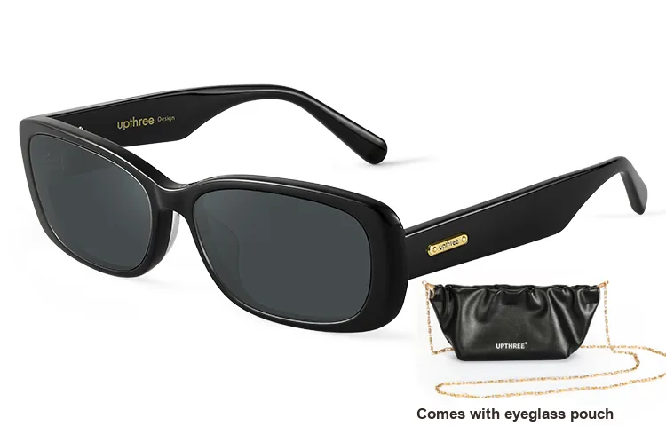 Upthree Plate And Metal Irregular Shape Eyeglass Frames Men's
