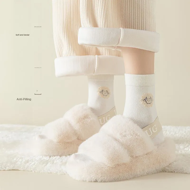MIIOW Mid Calf Socks Women's 5 Pack Gift Box Set-1