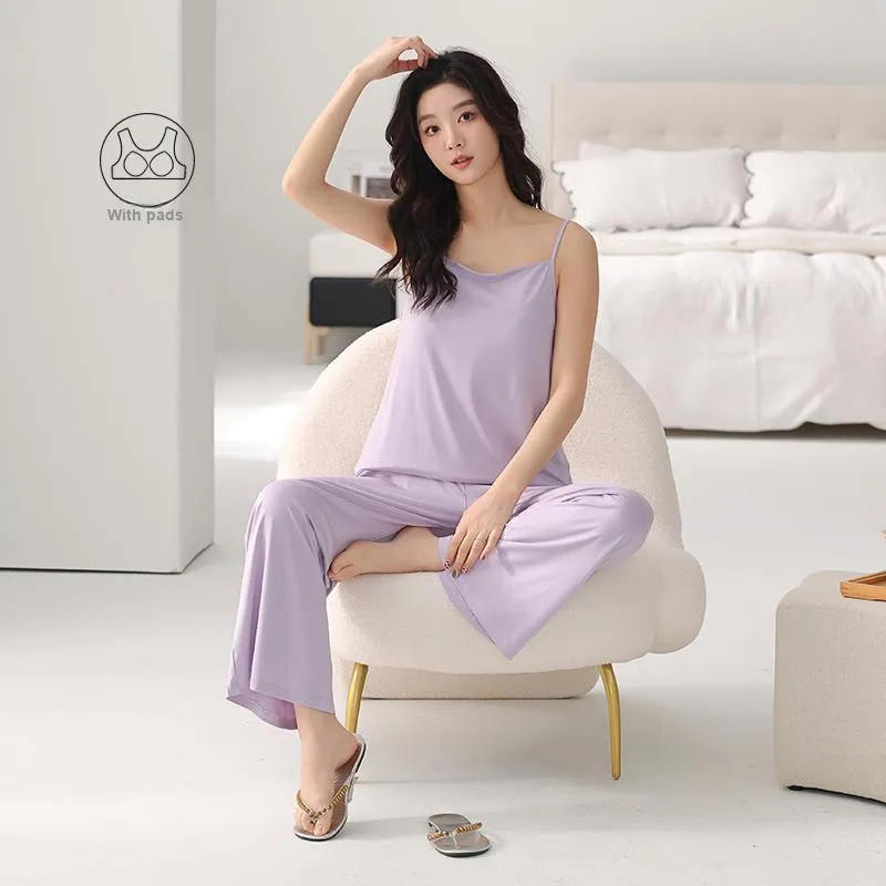 FENTENGCARE Pajama Set Women's Violet-4