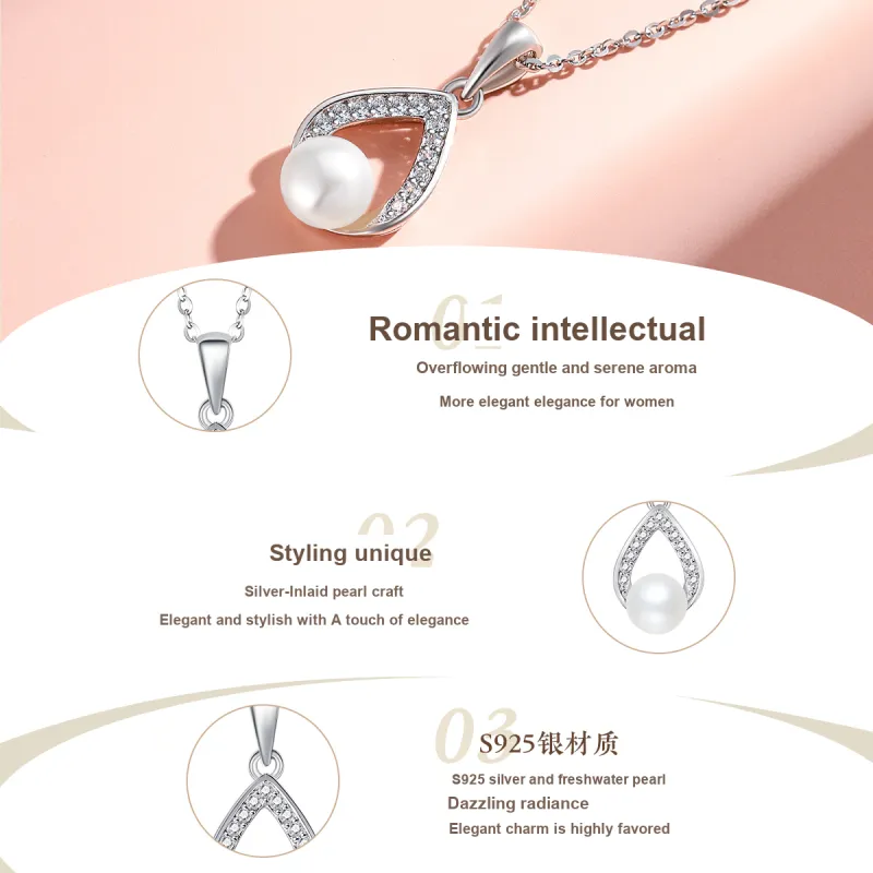 LAOMIAO Pearl Pendants Women's-4