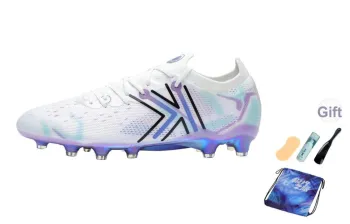KELME Ji Di 5.0 FG Firm Ground Top Soccer Shoes Unisex White Multicolor