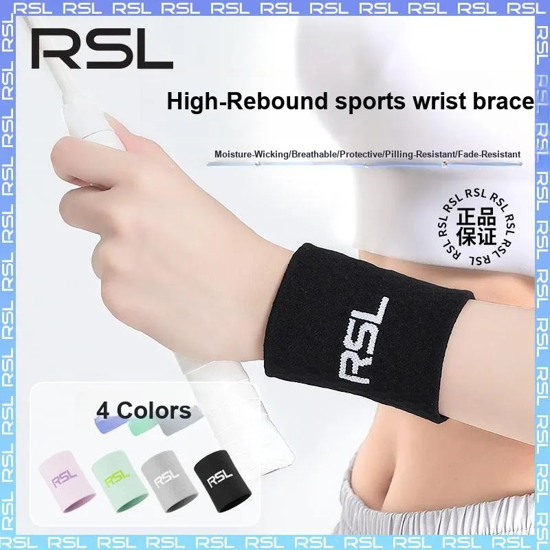 RSL Fitness Sports Wristbands Thermal Compression Breathable Protective Polyamide Unisex Basic Protective Equipment-18