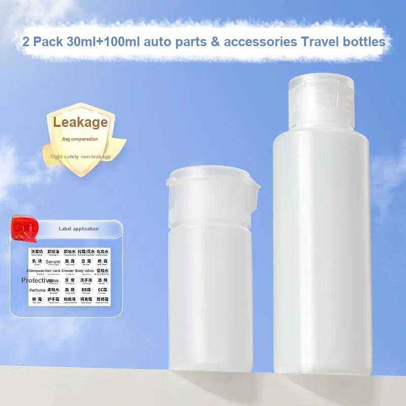 NILIYA Hose Travel Bottles With Dividers Toiletry Portable Empty Bottle-4