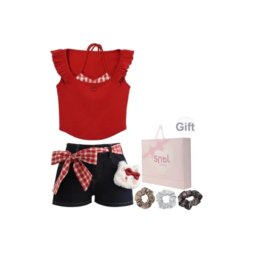 SNBL Изображение Цвет Брюки+Топ Женские Повседневные Костюмы