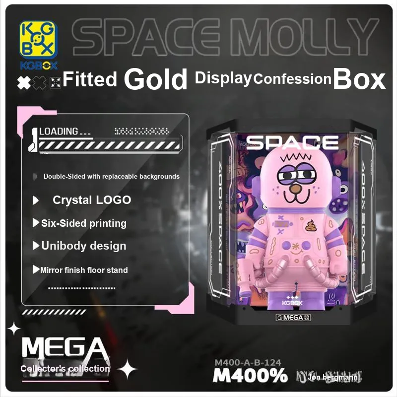 KGBOX Compatibility POPMART SPACEMOLL Jon Bergman PUPU 400% Model Accessories-14