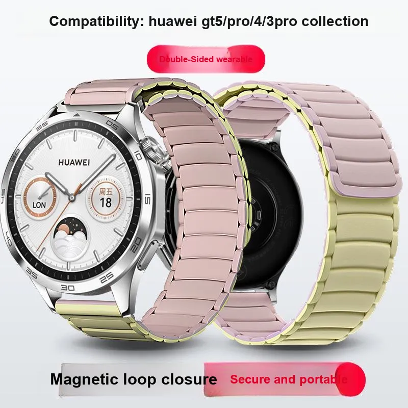 CHRROTA Watch Band Huawei Compatibility Silicone Material-11