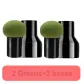 Mushroom Head Powder Puff Matcha: 2 Pcs