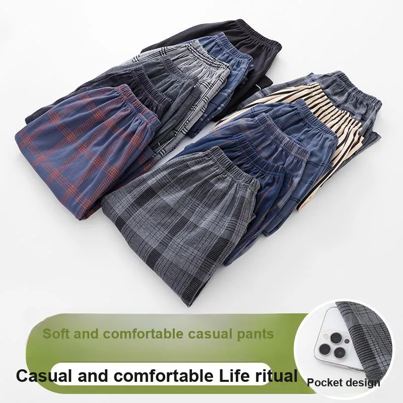 MADALLO Pajama Pants Men's Gray-3