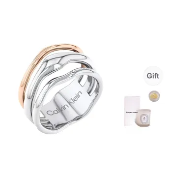 CALVIN KLEIN Wind Style Collection Steel Rings Women's