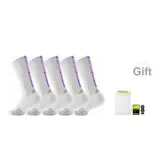 Purple[Athlete Exclusive Box 5 Pack, High-Top](Comes with Laundry Bag)