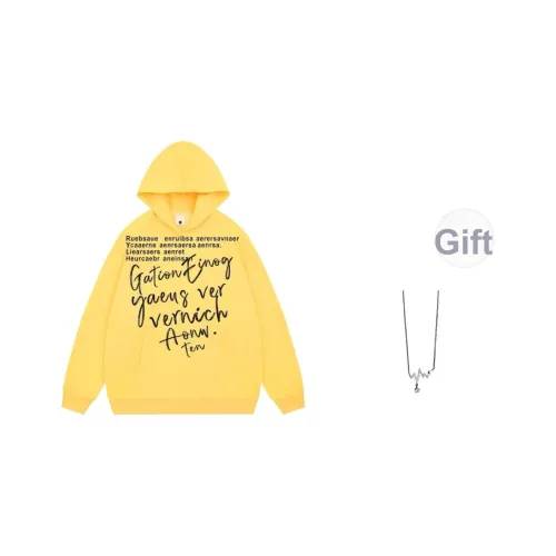 SONDR Желтый В комплекте с ожерельем Женские Свитшоты