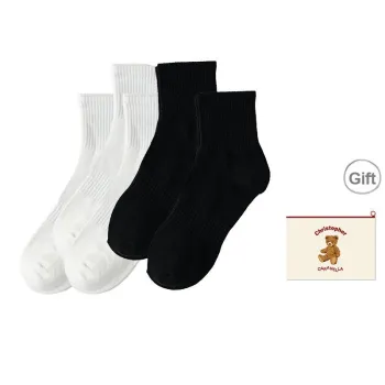 Caramella Mid Calf Socks Unisex Shopping Bag Combo Set