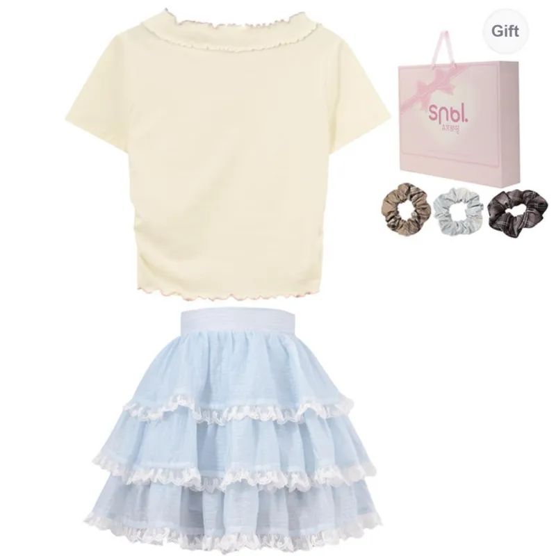 SNBL Two Piece Skirt Sets Women's-8