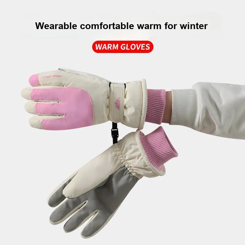 TANLU Ski Gloves Gloves Women's-6