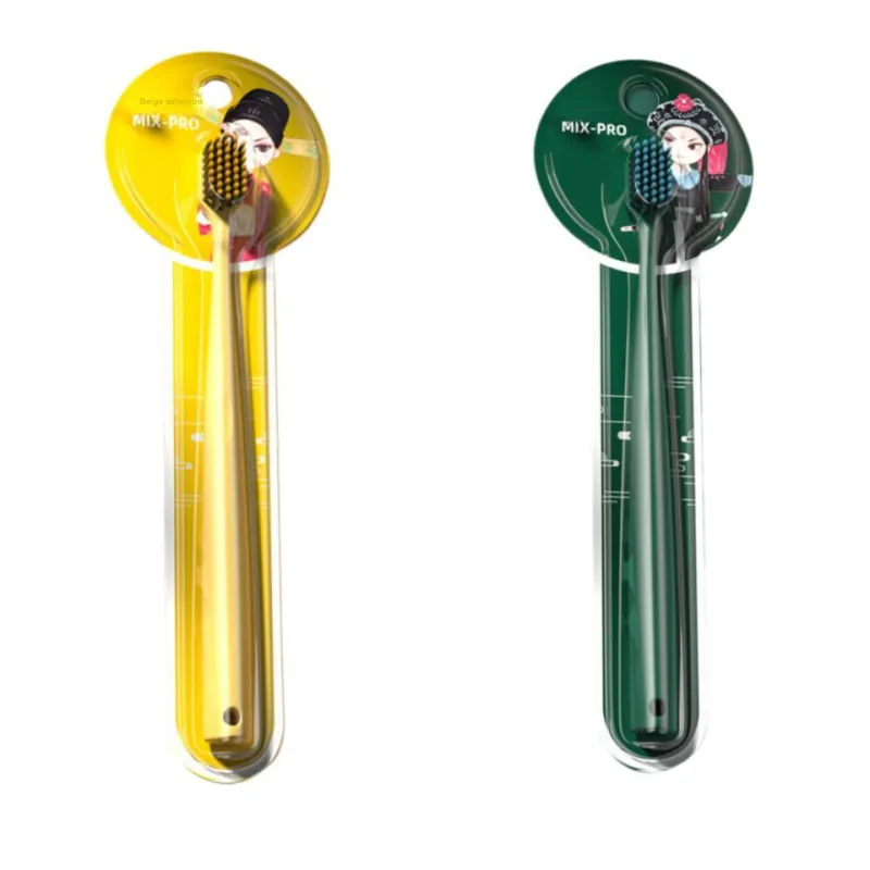 CHENYISHENG Soft-Bristled Adult Chinese Fashion Trend Toothbrush Single Pack Chinoiserie Wide Head Toothbrush-11