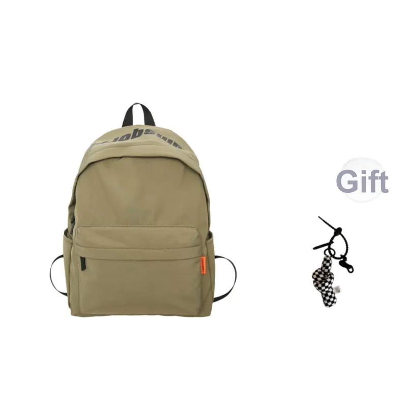 Yalu Nylon Backpack Unisex Ivory/Black/Burgundy/Light Brown/Green-24