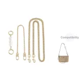 Pearl Extender Chain+40cm Decorative Chain+90cm Crossbody Chain