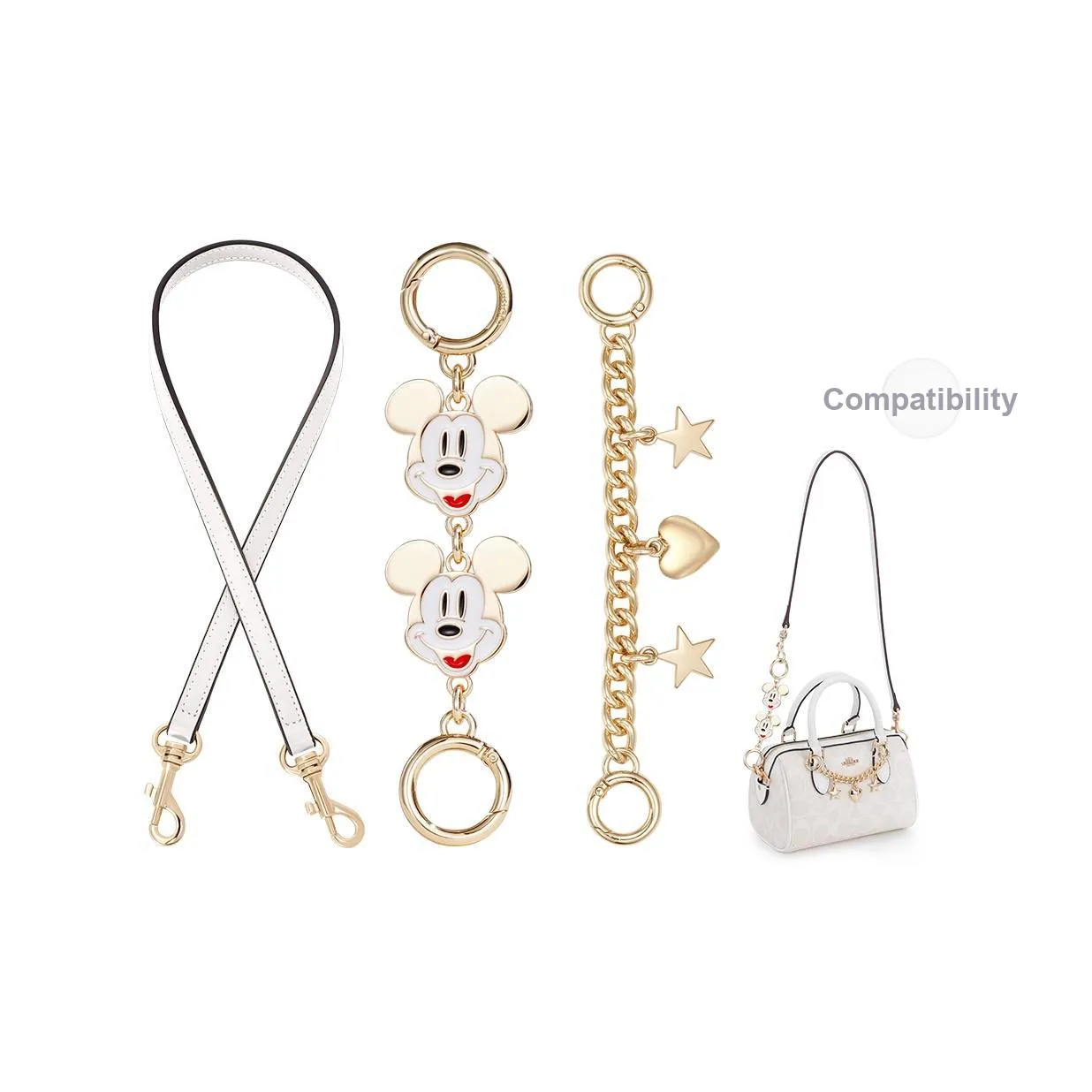 Lan Bao Fan Металлический Сплав Сумка Ремень Женский Золотой