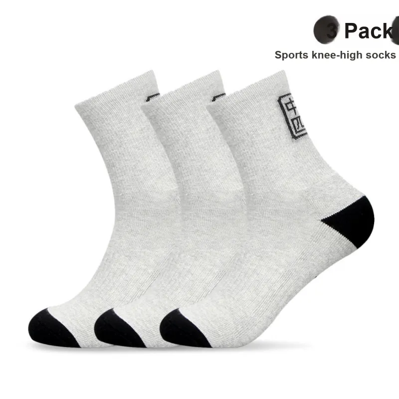 PEAK Mid-Calf Socks Unisex 3 Pack-9