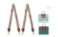 [Double-Shoulder]Canvas Adjustable 90-120cm 2 Pack (Brown)
