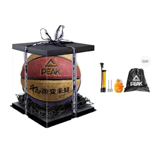 PEAK PU Basketball Yellow Red Purple Size 7 Ball Training