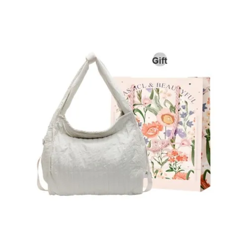 Gerlanx Ткань Тоут Сумка Плечевая Сумка Сумка Унисекс Белый Черный