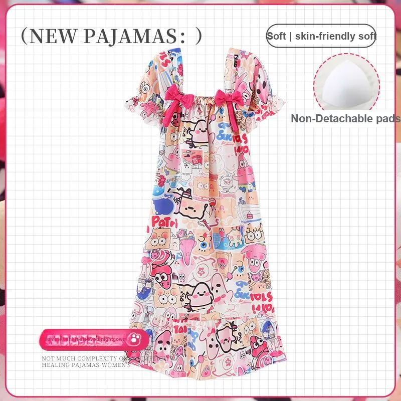 OUSHIBO Women's Nightgowns-4