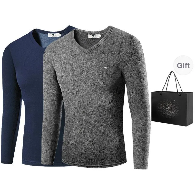 SEPTWOLVES Thermal Tops Autumn And Winter Models Men's Handbag Delivered-11
