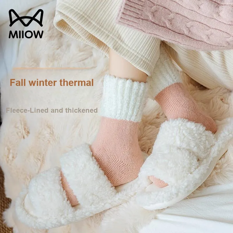 MIIOW Mid Calf Socks Women's 2 Pack-29