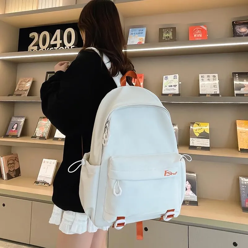 SUN ERATH&U Canvas Backpack Unisex Multicolor-5