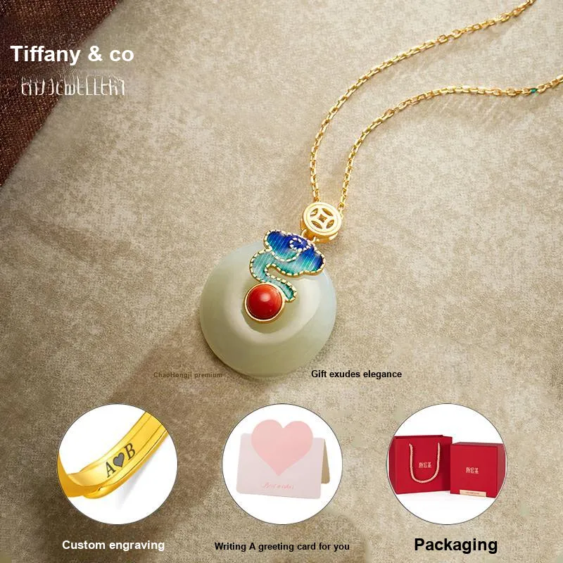 CHAOHONGJI Natural Chalcedony Necklaces Women's-2