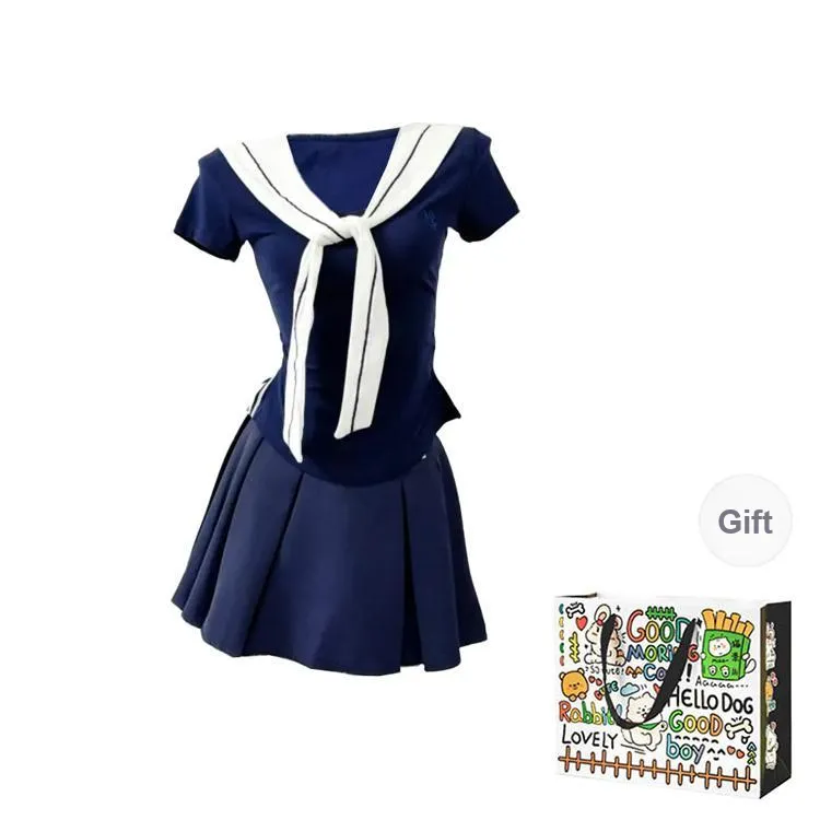 OURUOKE Two Piece Skirt Sets Women's-5