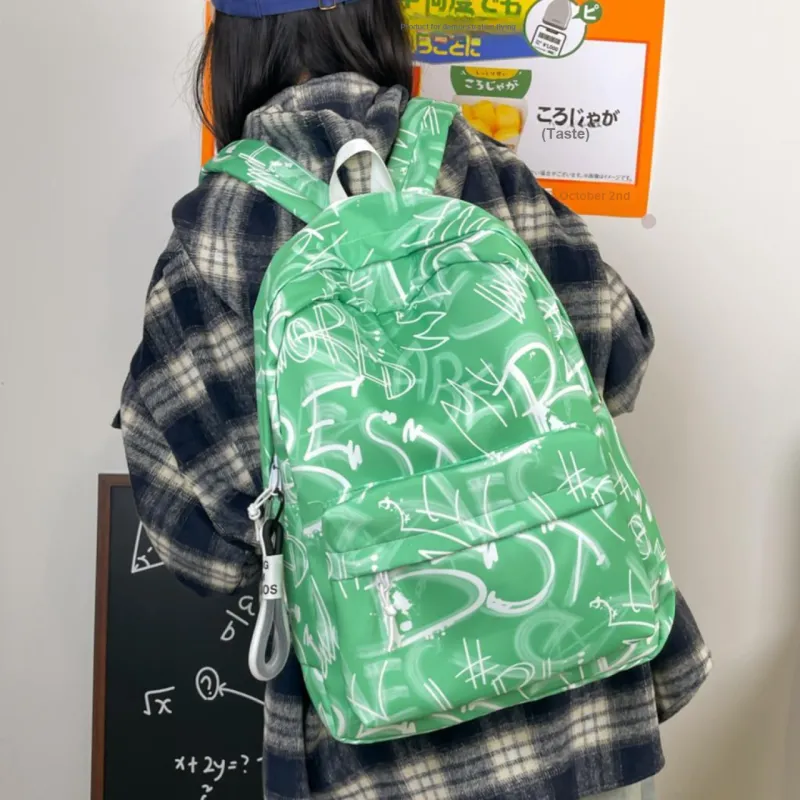 LEXI Nylon Backpack Unisex Multicolor-13