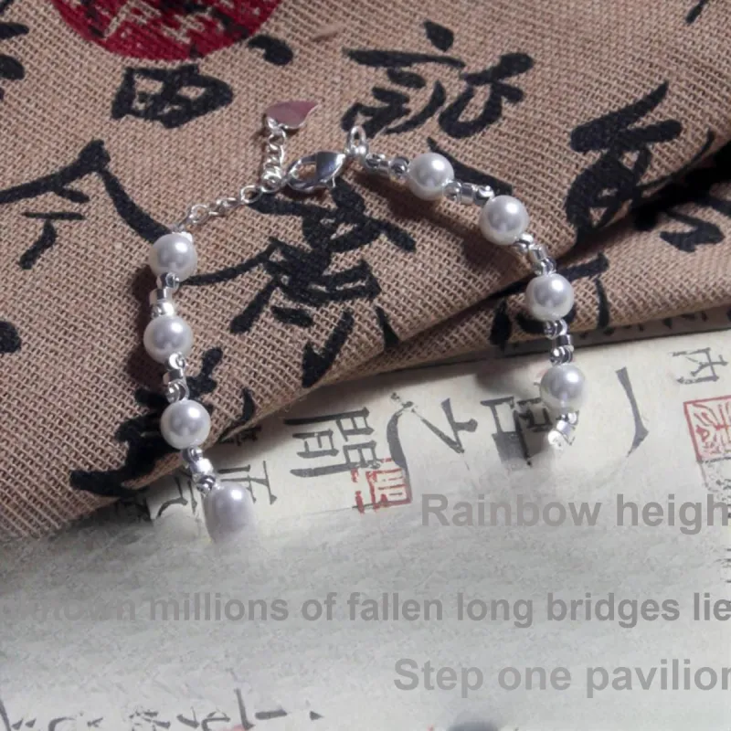 MEOBURLIY Pearl Bracelets Women's-5
