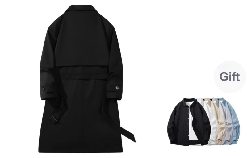 LA'T.WEEKEND Trench Coat Fall Unisex-10