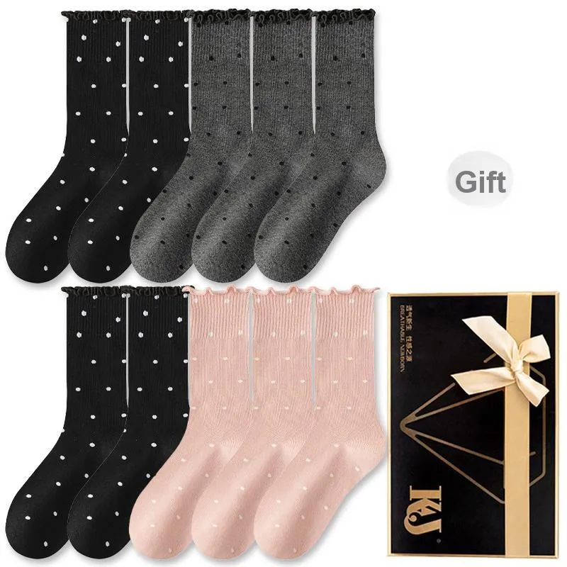 KJ Mid Calf Socks Women's Box 10 Pack-2