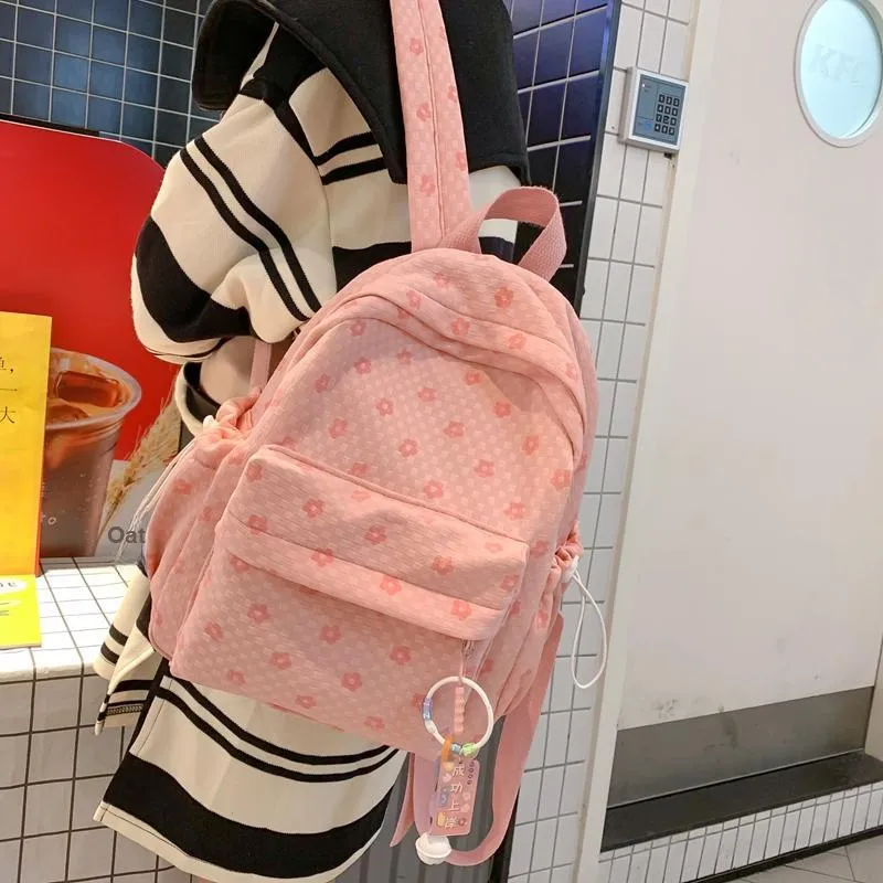 NIGEER Nylon Backpack Regular Women's Black/White/Green/Blue/Pink-15