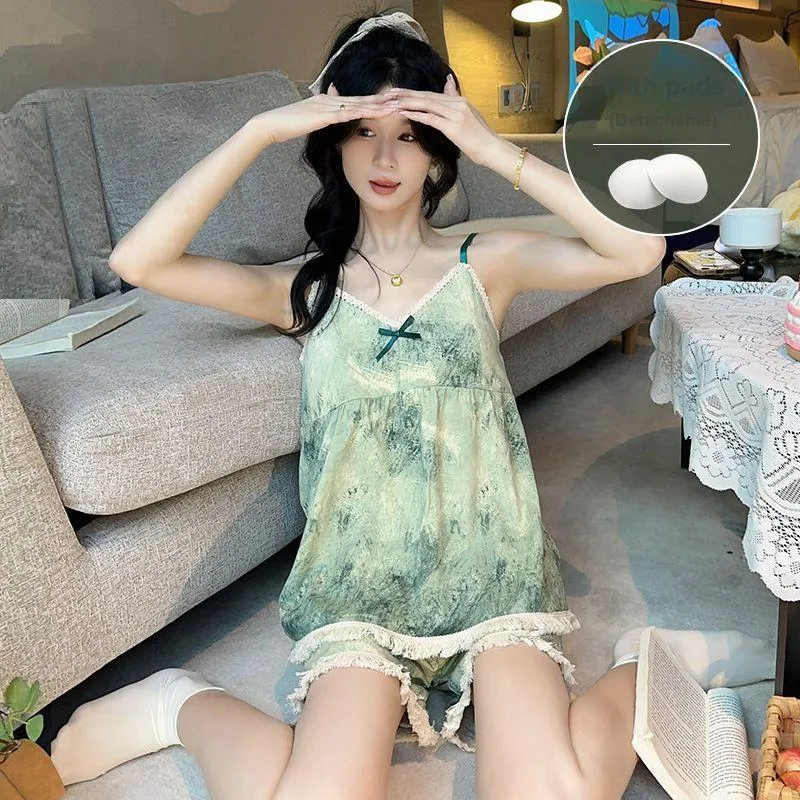 O'MESIK Pajama Set Women's Green-3